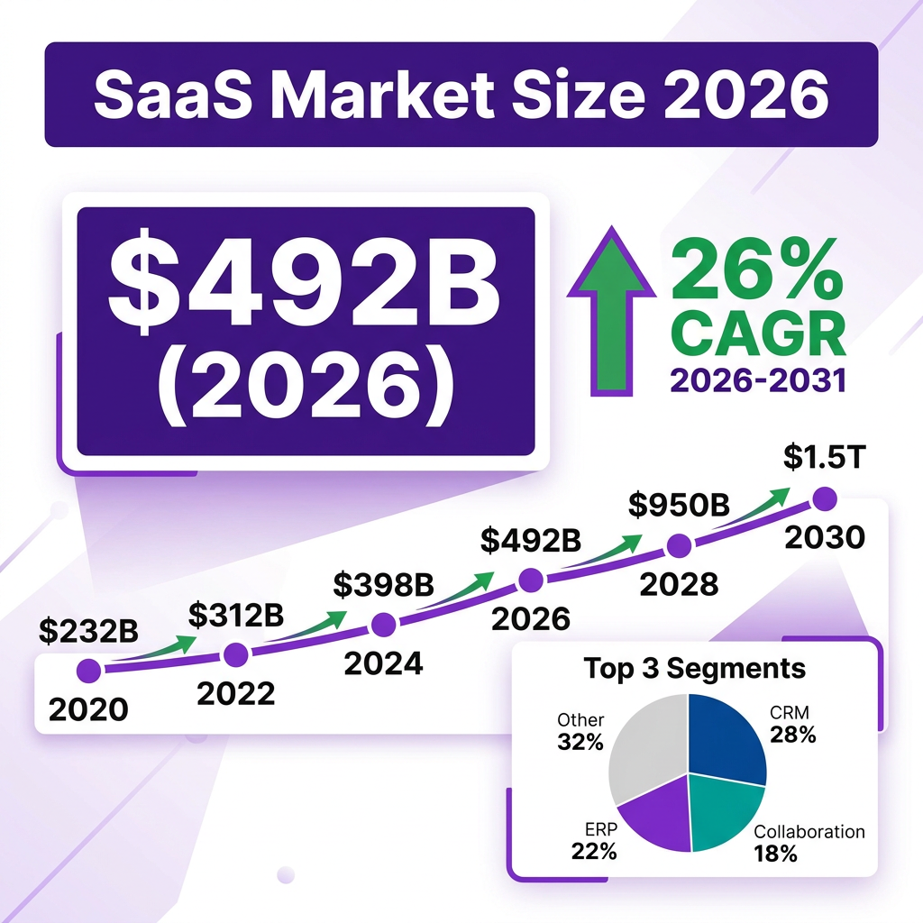 SaaS Market 2026: The Complete Industry Analysis with Data, Trends and Forecasts