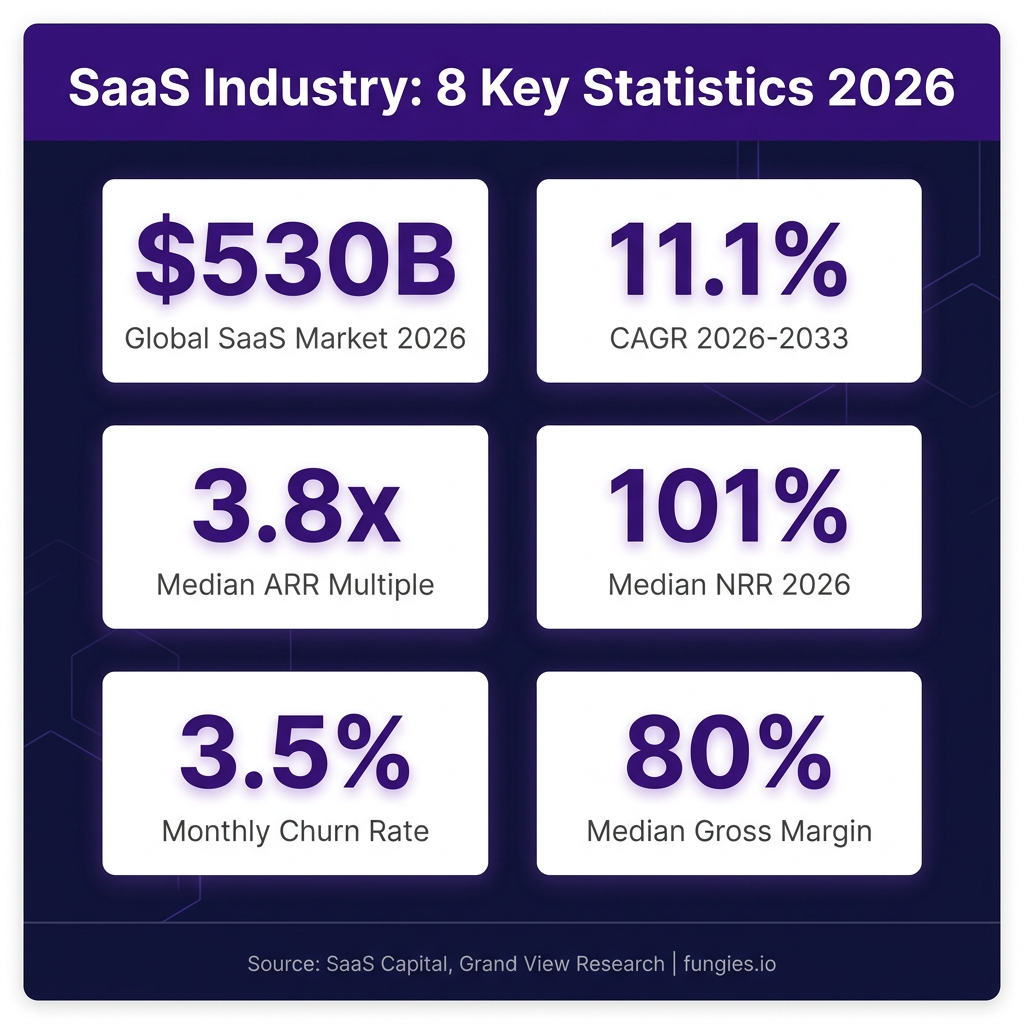 SaaS Valuations: 2026 Statistics, Data & Trends (Comprehensive Report)